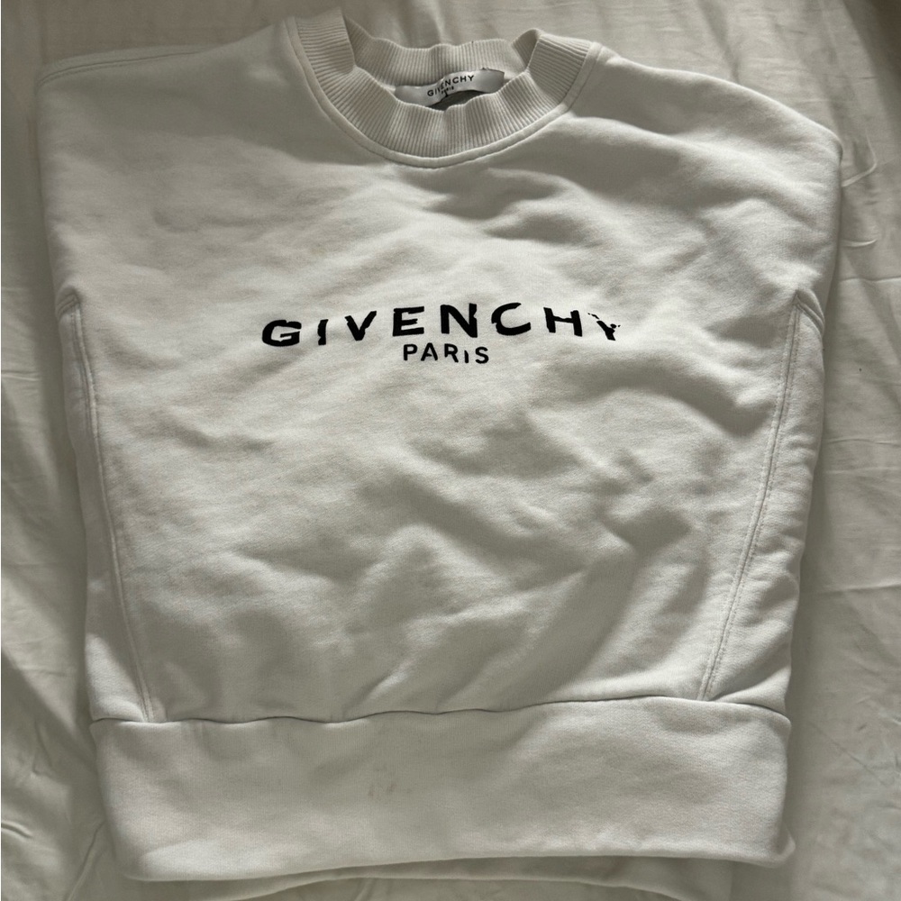 givenchy cropped sweatshirt size small